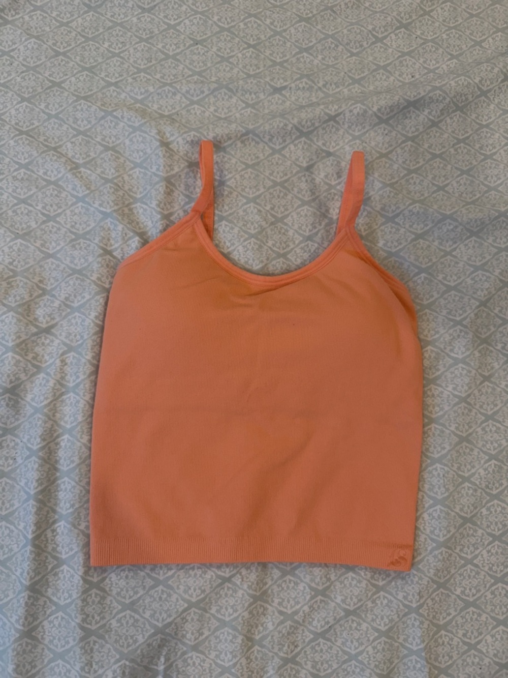 Seamless Padded Sports Bra – Peachy Orange